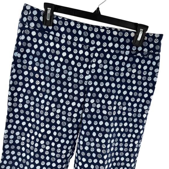 Lilly Pulitzer Blue Kristen Fruit Squirt Print Palm Beach Fit Capri Pants - Picture 3 of 10